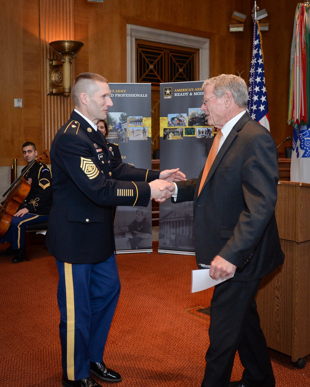 Sgt. Maj. of the Army Daniel A. Dailey congressional reception