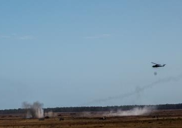 Marines provide mortar support during live-fire exercise