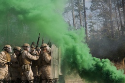 2/6 Marines learn riot-control techniques with non-lethal weapons