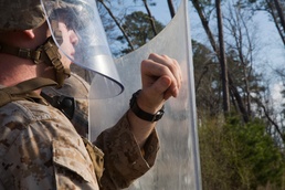 2/6 Marines learn riot-control techniques with non-lethal weapons