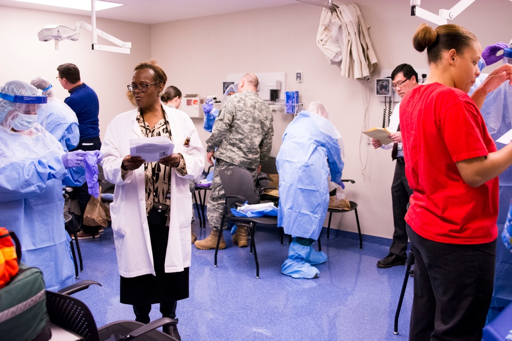 Rader Clinic caregivers practice Ebola response