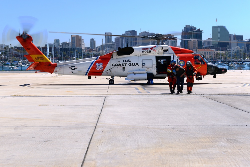 Coast Guard medevacs 44-year-old man from passenger vessel