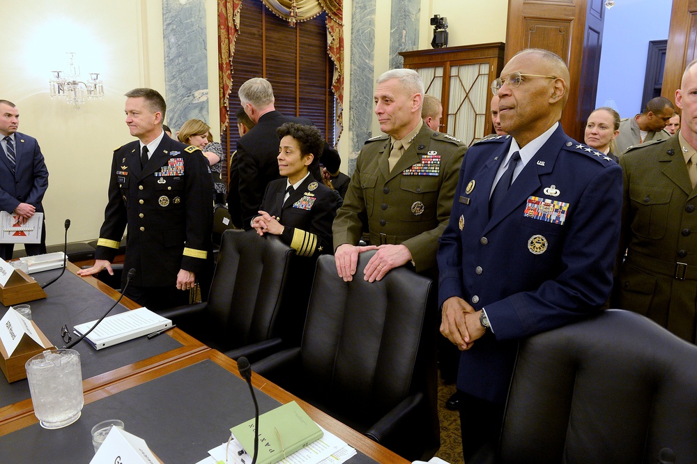 Service vice chiefs testify before the Senate Armed Services Committee on current readiness