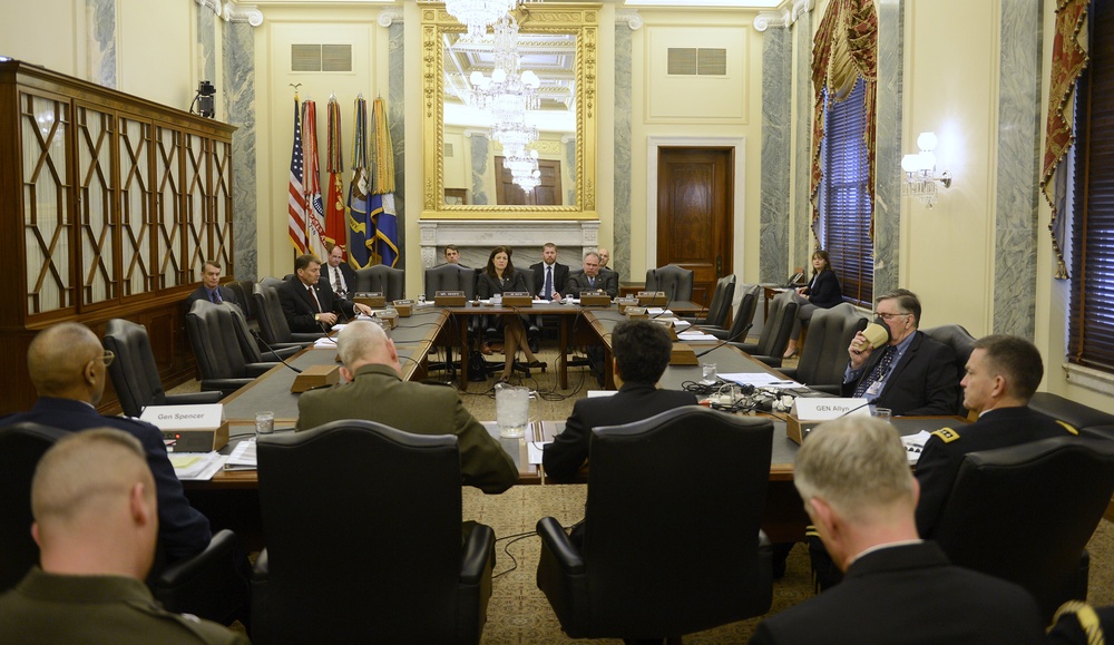 Service vice chiefs testify before the Senate Armed Services Committee on current readiness
