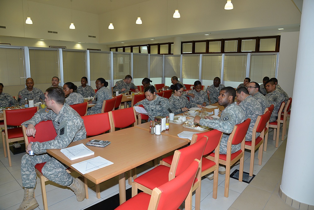 Army human resources career planning in Vicenza, Italy, Mar. 24, 2015.