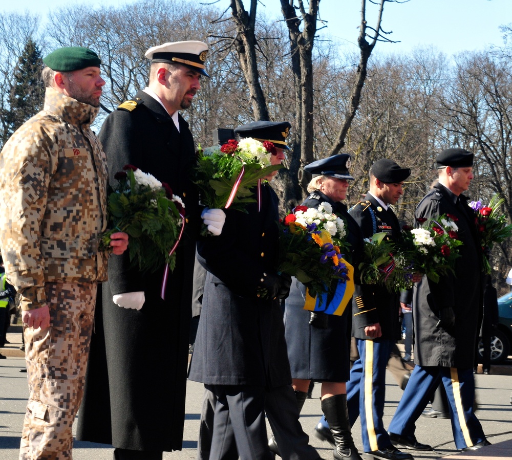 3/2CR first sergeant attends Latvian memorial ceremony