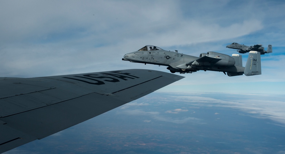 A-10s refuel over Europe, maintain forward presence