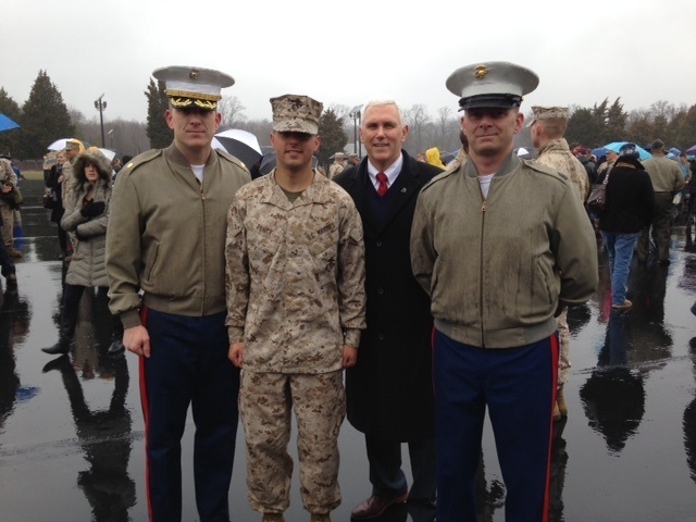 Governor Pence Attends Son's OCS Graduation with RS Indianapolis