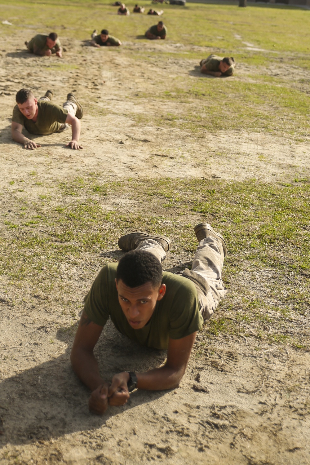 Weapons Co. conducts physical training