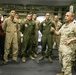 General Malavet, Rear Admiral Ponds visit USS Anchorage