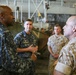 General Malavet, Rear Admiral Ponds visit USS Anchorage