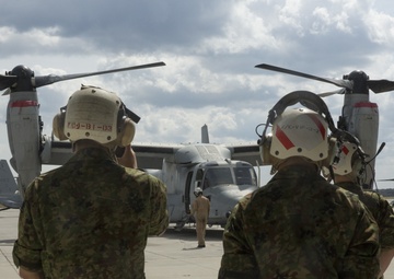 Up close and personal: JGSFD members experience Osprey firsthand