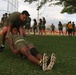 Headquarters Battalion conducts battalion physical training
