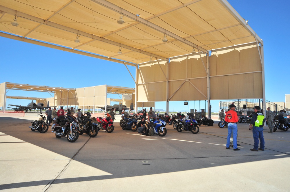 Motorcycle safety rally held at D-M