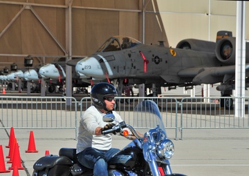 Motorcycle safety rally held at D-M