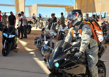 Motorcycle safety rally held at D-M