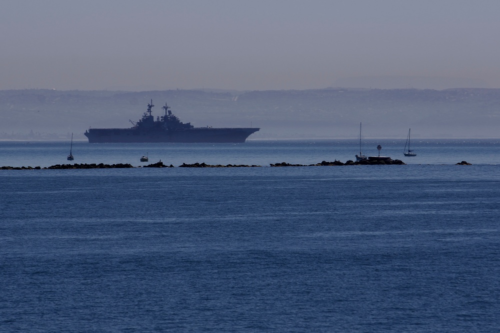 USS Boxer (LHD 4) local operations