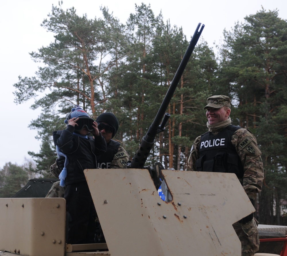 3-year-old in the turret