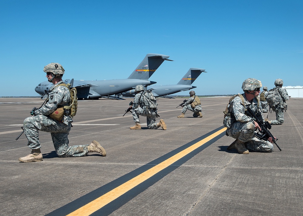 Airborne assault landing training