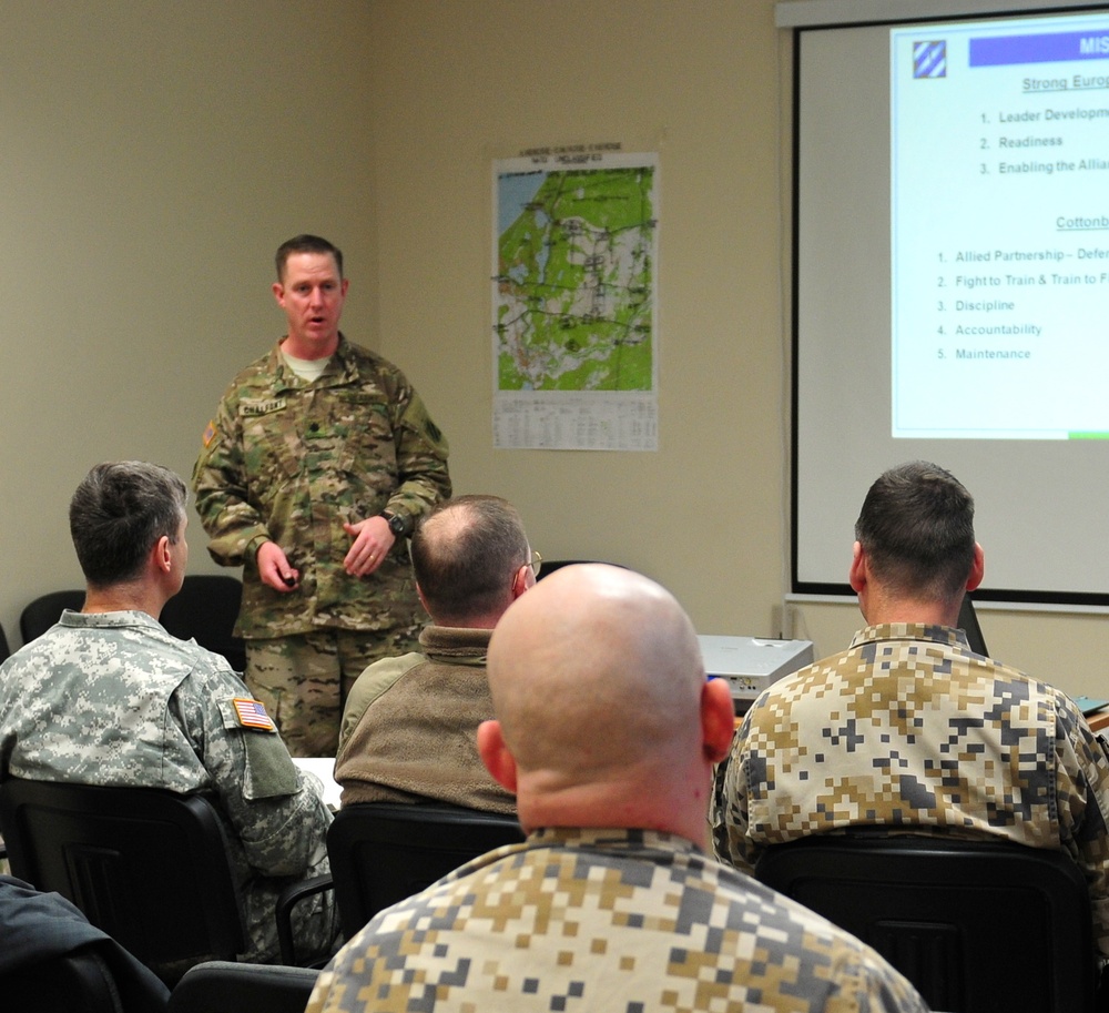 Lt. Gen. Hodges visits Adazi Military Base, Latvia