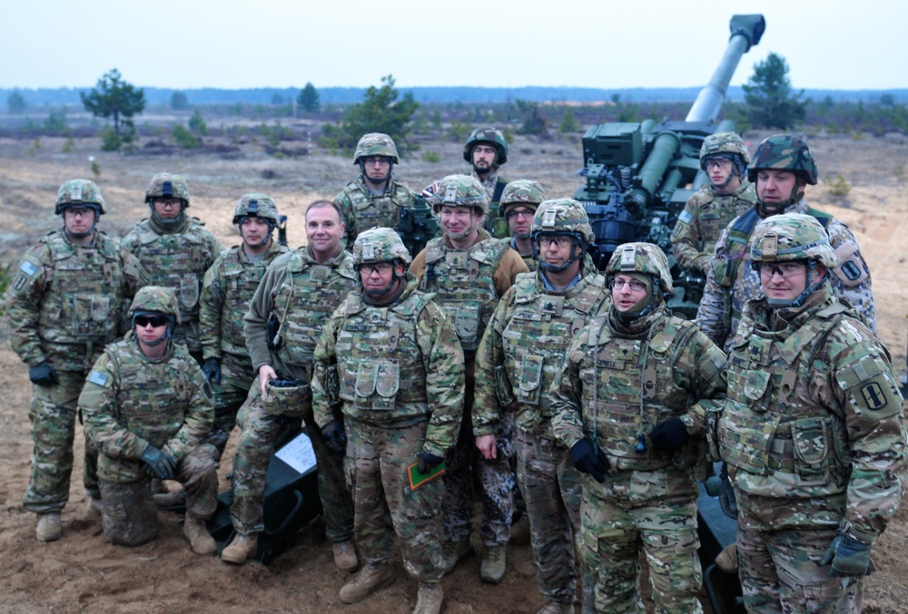 Lt. Gen. Hodges visits Adazi Military Base, Latvia