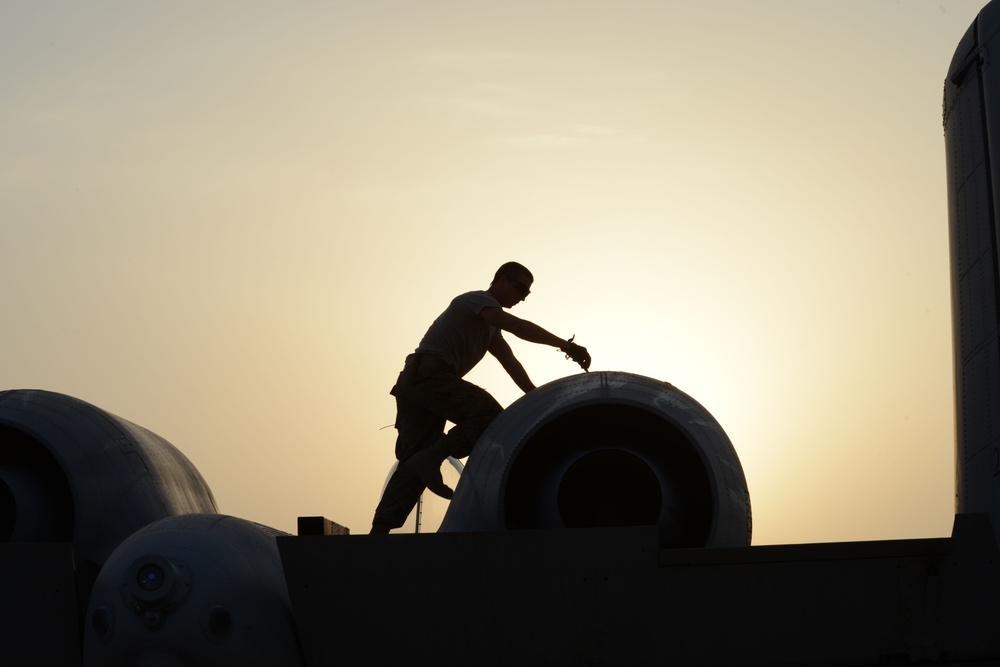 A-10 Thunderbolt IIs fly daily strike missions in support of OIR
