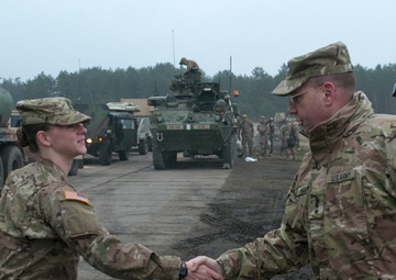 Killer Troop, 3rd Squadron, 2nd Cavalry Regiment, begin Dragoon Ride in Poland