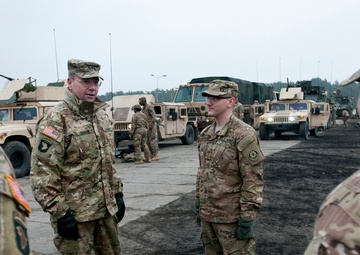 Killer Troop, 3rd Squadron, 2nd Cavalry Regiment, begin Dragoon Ride in Poland