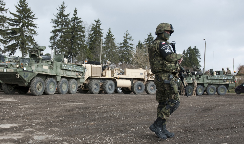 Killer Troop, 3rd Squadron, 2nd Cavalry Regiment, begin Dragoon Ride in Poland