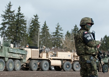 Killer Troop, 3rd Squadron, 2nd Cavalry Regiment, begin Dragoon Ride in Poland