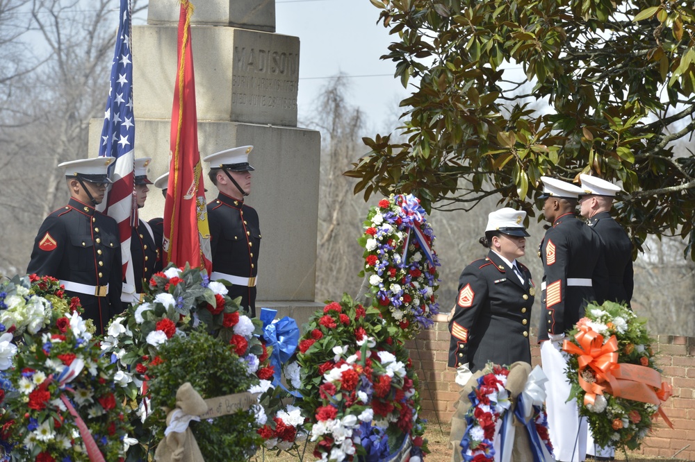 Madison Wreath Laying Ceremony