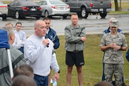 National Guard Bureau chief leads fun run at ANGRC
