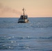 USCGC Neah Bay breaks ice in Lake Erie