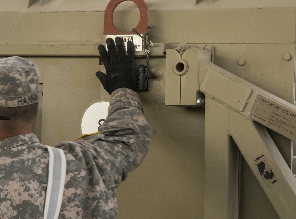 Soldiers assigned to 2nd Brigade Combat Team, 1st Infantry Division prepare for deployment in the Middle east