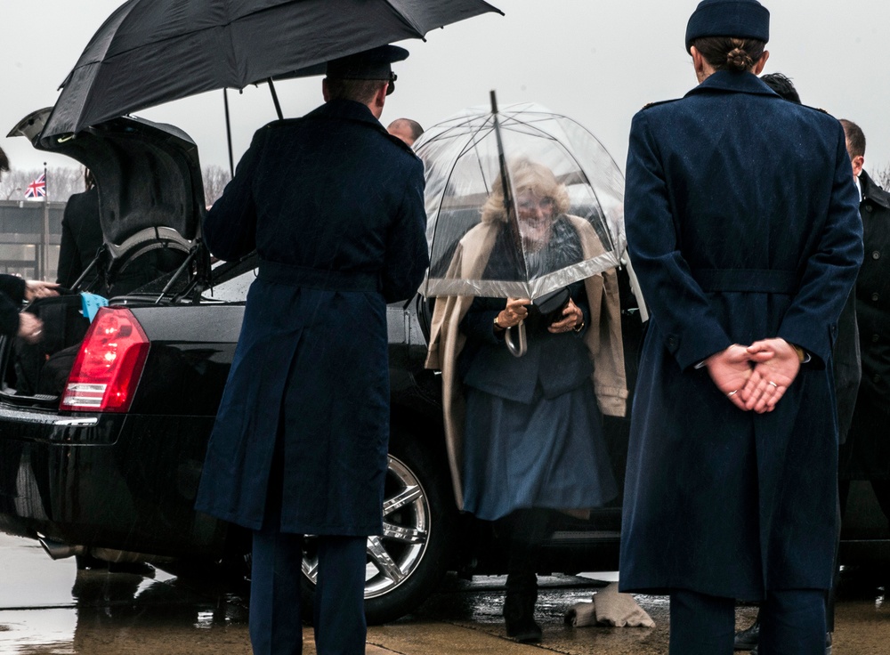 Royal departure - Prince Charles, Duchess Camilla at Joint Base Andrews