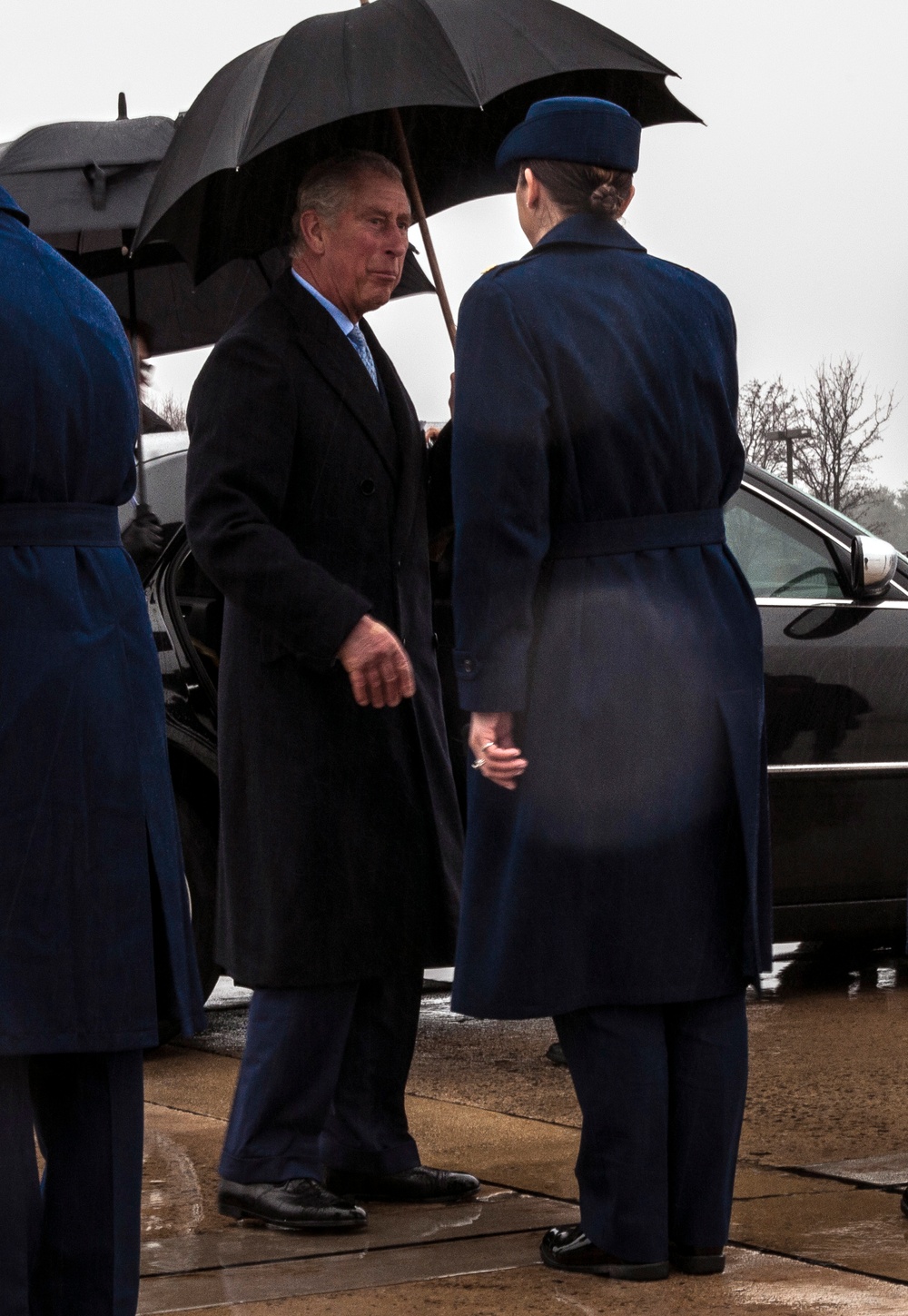 Royal departure - Prince Charles, Duchess Camilla at Joint Base Andrews