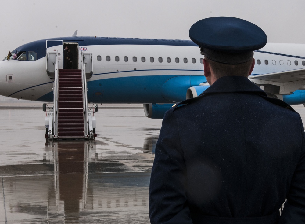 Royal departure - Prince Charles, Duchess Camilla at Joint Base Andrews