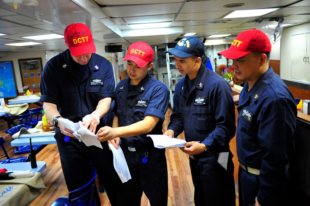 USS Blue Ridge action