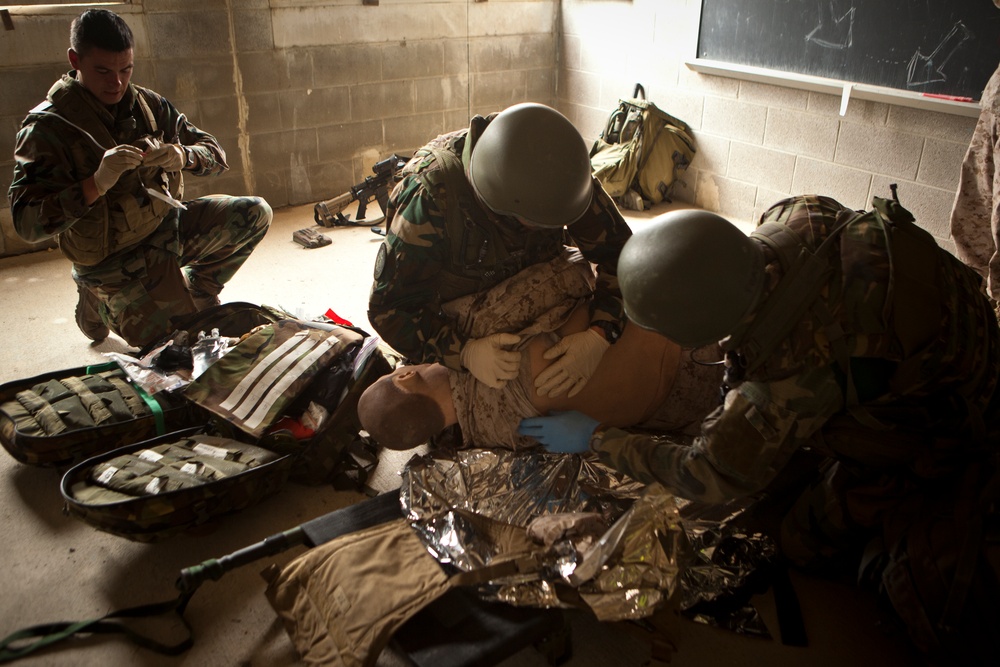 Royal Netherlands Marines Medical Training