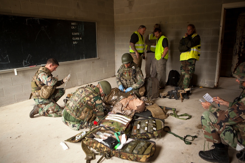 Royal Netherlands Marines Medical Training