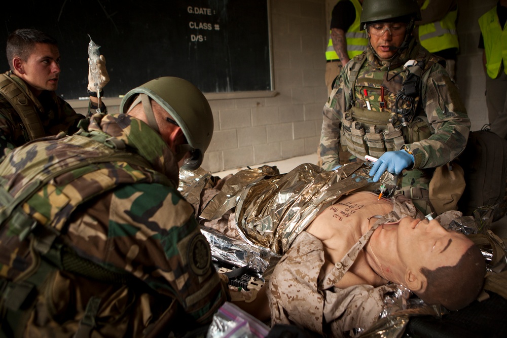 Royal Netherlands Marines Medical Training