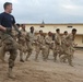 Iraqi soldiers perform physical training with 82nd Airborne