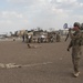 Iraqi soldiers react to mortar training