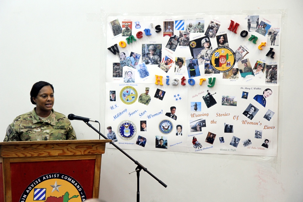 TAAC-E Soldiers observe Women’s History Month in Afghanistan
