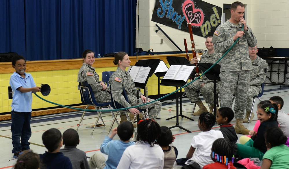 TRADOC Band brings music to local schools