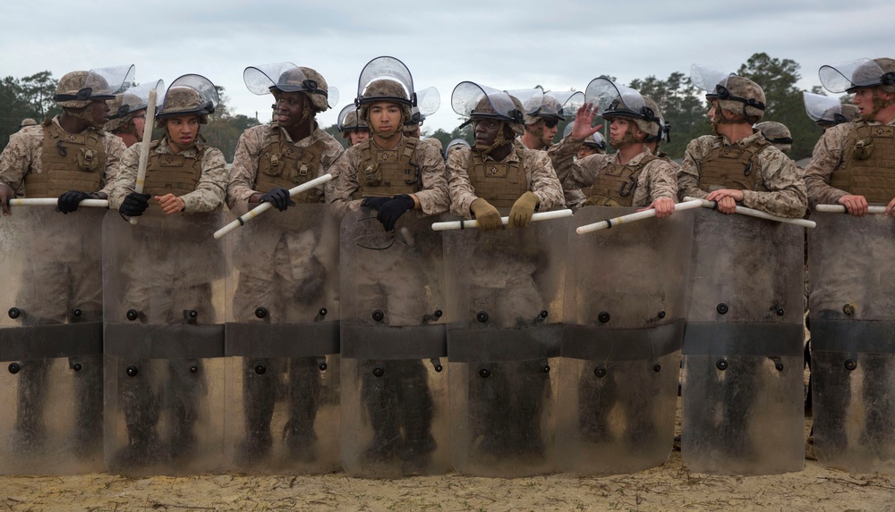 2/6 Marines complete riot-control training