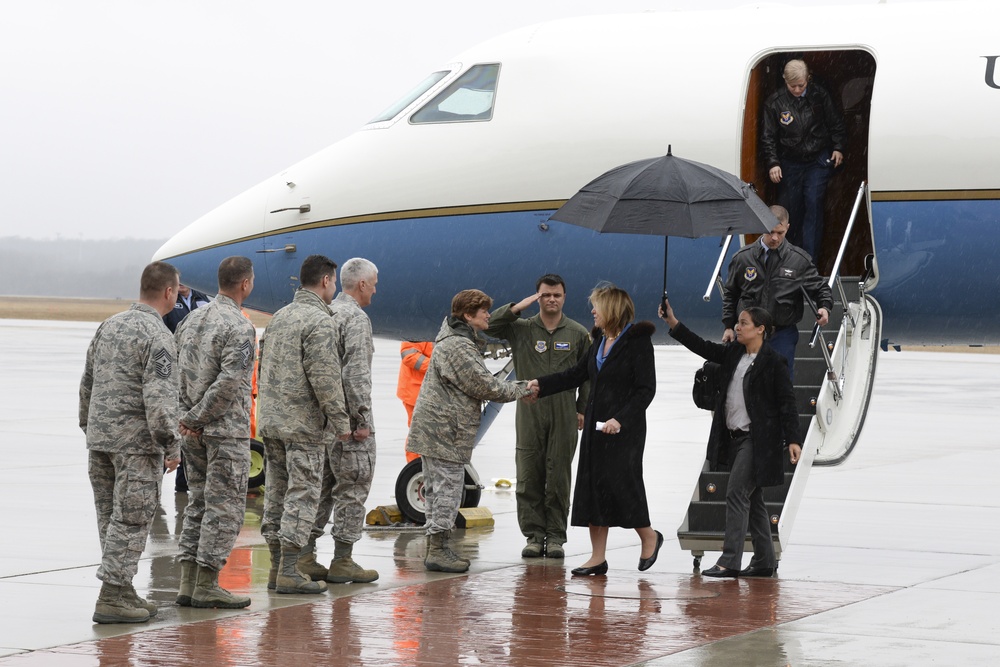 Secretary of the Air Force visits Wright-Patterson AFB