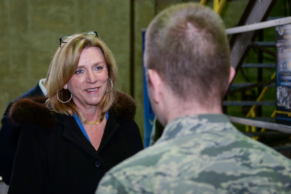 Secretary of the Air Force visits Wright-Patterson AFB