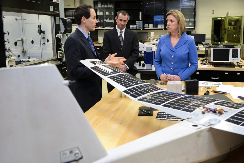 Secretary of the Air Force visits Wright-Patterson AFB