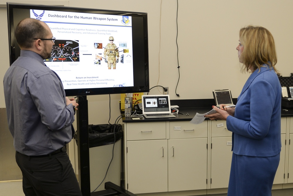 Secretary of the Air Force visits Wright-Patterson AFB